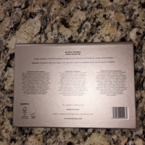 🇬🇧 *NEW* Iconic London BLAZE CHASER Face Palette 6 pans - Picture 3 of 7